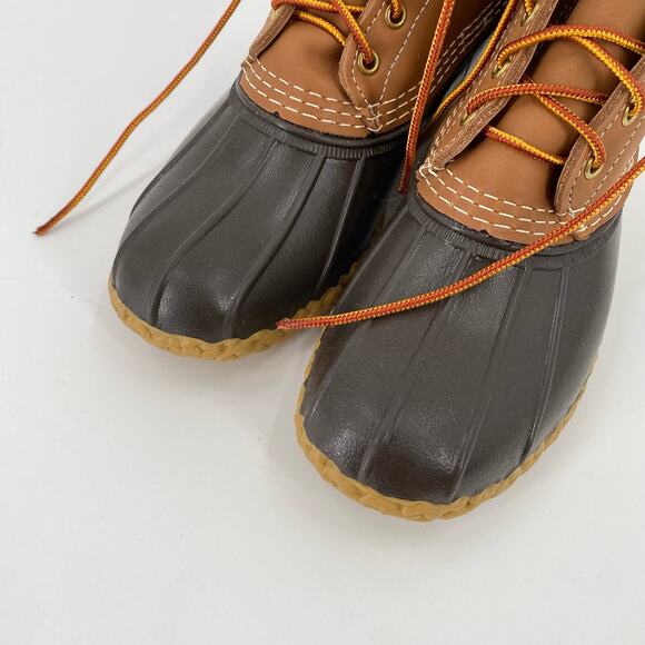 LL Bean 6” Bean brown boot women’s size 8 M duck boots - Picture 5 of 7